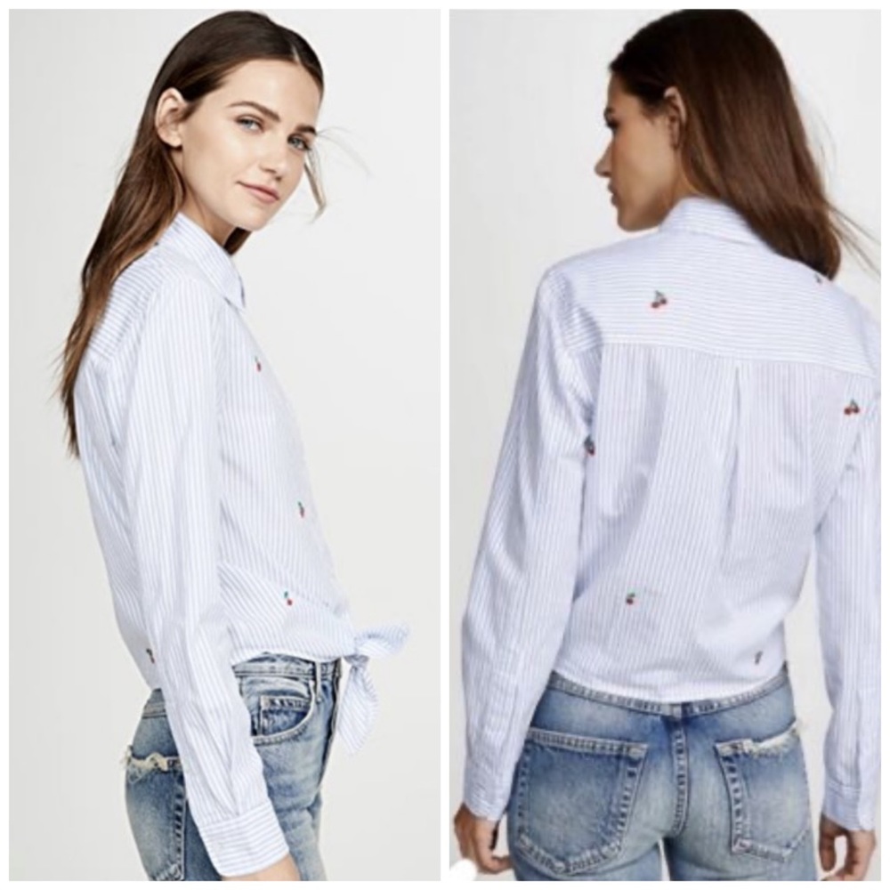 Sundry Cherry Button Down 1